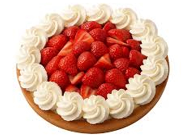 Aardbeienvlaai de luxe