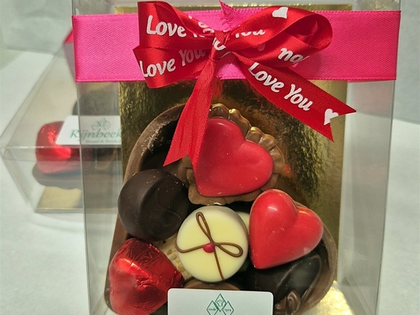 Chocolade hart gevuld